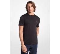 MK T-shirt a girocollo in cotone - Nero - Michael Kors M