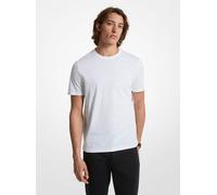 MK T-shirt in cotone con stampa logo - Bianco - Michael Kors XL