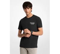 MK T-shirt in cotone con stampa - Nero - Michael Kors XL