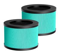 MK01 MK06 DH-JH01 Filtro di ricambio True HEPA aggiornato compatibile con purificatore d'aria AROEVE MK01 MK06 e Kloudi DH-JH01 (2 PACK-verde)