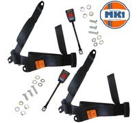 Mk1 Classico Ricambi Auto 65 Anteriore 3 Punto Non-Inerzia Fisso Sedile Kit Paio