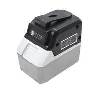 MK18B - Adattatore per batteria agli ioni di litio da 18 V con caricatore USB e connettore di uscita CC da 12 V, compatibile con batteria agli ioni di litio BL1815G per alimentare giacche riscaldate