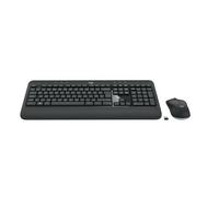 Logitech MK540 Advanced Combo Tastiera e Mouse Wireless per Windows, Layout Inglese QWERTY - Nero