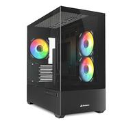 Case PC Sharkoon MK6 RGB Bianco Micro ATX Mini-ITX con Ventilatori RGB Case PC Sharkoon MK6 RGB Bianco Micro ATX Mini-ITX con Ventilatori RGB