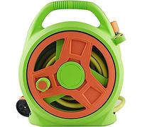 MKAK Avvolgitubo da giardino, rack di stoccaggio for tubo flessibile for autolavaggio portatile for esterni. Avvolgitubo for montaggio a parete