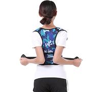 MKAK Donne e bambini Confortevoli Allenatore di supporto in posizione verticale for la correzione del corpo, spalla, rilievo del dolore alla schiena e migliorare la postura(Blue,S)