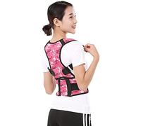 MKAK Donne e bambini Confortevoli Allenatore di supporto in posizione verticale for la correzione del corpo, spalla, rilievo del dolore alla schiena e migliorare la postura(Pink,S)