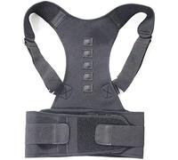 MKAK Donne e uomini Pieno schienale Supporto Supporto Brace, Kyphosis regolabile Brace Scoliosi Humpback Cintura di correzione for studenti Adulto for bambini(Black,XX-Large)