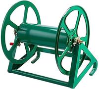 MKAK Rack Di Stoccaggio For Tubi Di Irrigazione For Esterni, Carrello Avvolgitubo Montaggio A Parete Carrello Avvolgitubo For Acqua Telescopico ManualeStabile(Hose Cart)