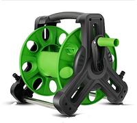 MKAK Supporto A Parete For Avvolgitubo Dell'acqua, Avvolgitubo Portatile Tubi Esterni Stoccaggio Durevole Carrello Tubo Flessibile Con Manico Pieghevole