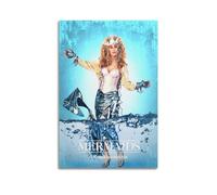 MKALDXCC Poster decorativo da parete con sirene, stampa moderna su tela, poster decorativo per camera da letto, per camera da letto, 50 x 75 cm