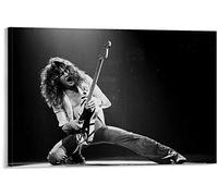 MKAN Eddie Van Halen Poster Chitarrista Solista della Rock Band Van Halen Poster Canvas Art Poster E Picture Print Decor 50X70Cm