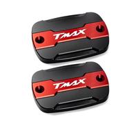 MKBHD for Yamaha T-Max 500 TMAX 500 TMAX 530 SX DX 560 Tech Max TMAX Accessori for motociclette Coperchio Serbatoio Olio Freno Anteriore(Red A Pair of)