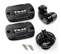MKBHD for Yamaha T-Max 500 TMAX 500 TMAX 530 SX DX 560 Tech Max TMAX Accessori for motociclette Coperchio Serbatoio Olio Freno Anteriore(Four Black)