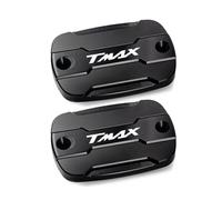 MKBHD for Yamaha T-Max 500 TMAX 500 TMAX 530 SX DX 560 Tech Max TMAX Accessori for motociclette Coperchio Serbatoio Olio Freno Anteriore(Black A Pair of)
