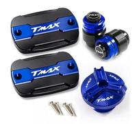 MKBHD for Yamaha T-Max 500 TMAX 500 TMAX 530 SX DX 560 Tech Max TMAX Accessori for motociclette Coperchio Serbatoio Olio Freno Anteriore(Four Blue)