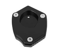 MKBHD Misura for Kawasaki Versys650 Versys650 Versys Versys 650 2010-2023 Cavalletto Piastra di Estensione Piede Cavalletto Laterale Ingranditore Pad Supporto(Black-No Logo)