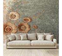 MKBKLI Carta da Parati Fotografica Profumo floreale retrò - Design per Pareti Camera - Fotomurale Tessuto Non Tessuto 300 x 210 cm - Colla Non Inclusa A267