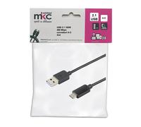 MKC - 486611203 - Cavo USB - 2.0 A-C - 100W - 480Mbps - 4 mt - MKC Melchioni - 103595 - Conf. da 1 Pz.