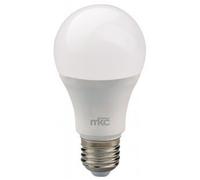 MKC Lampadina LED a Goccia a60 10W 4000K E27 con sensore Day & Night e Movimento.