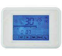 MKC MK932 Cronotermostato, Touch Screen con Programmazione Settimanale, Bianco