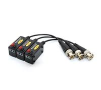 MKC_TRUEVISION | Video Balun Coppia AHD-TVI-CVI-CVBS HD 5 Megapixel con Slitta di Collegamento e Attacco Rapido