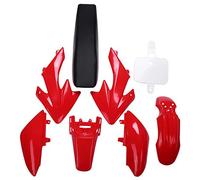 Mkcavne 8 pezzi 50 Cc 110 Cc 125 Cc 140 Cc in plastica 4 tempi Crf50 Pit fuori strada set il sedile di fango, kit fai da te rosso