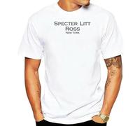 MKCSHCBV Specter Litt Ross Suits T-Shirt - Attorney Law Lawyer TV Show Tee Pearson White L