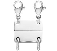 MKCYD Fermagli multipli a strati con forte chiusura magnetica, separatore per collana in argento per stratificazione, chiusure multiple per gioielli per look a strati