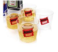 MKD - Bombs Away, bicchierini per shot - set da 4 pezziBomb bicchierini da shot, perfetti per amaro e Red Bull.