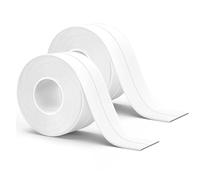 MKEAWWU Nastro Sigillante Impermeabile Autoadesivo, Striscia Di Tenuta Per Vasca Da Bagno E Cucina, Bianco, Lunghezza 3,2M, Larghezza 22Mm, 2 Rotoli