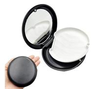 MKEAWWU Porta Dentiera 1 Contenitore Portatile Per Protesi Dentarie, Scatola Nera, Dimensioni 8.8 Cm X 8.8 Cm X 2 Cm, Ideale Per Viaggi E Uso Quotidiano