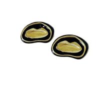MKEMQXBEP Collana con Ciondolo, Orecchini, Naso, Faccia, personalità retrò Francese, Catena esagerata for la clavicola(Ear Studs 1PC)