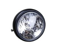 MKGKACVCPT Per Moto Faro Faro Anteriore D'epoca Abbagliante E Anabbagliante E4 H1 12V 35W Lampadina Super Luminosa Moto Ristrutturare Timbro Elettronico(Headlight)