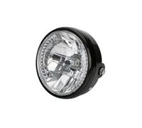 MKGKACVCPT Per Moto Faro Faro Universale Per Moto A LED H4 7 Pollici 35 W Con Staffa Di Montaggio Indicatori Direzione A 9 Fili Per Accessori Motociclette(1pcs Light35-48mm)