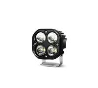 MKGKACVCPT Per Moto Faro Per Auto Moto SUV ATV Camion Faretti A LED Da 3" E 40W Luci Di Marcia Fari Quadrati Stagni Fendinebbia Bianco E Giallo(40w white 1pcs)