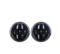 MKGKACVCPT Per Moto Faro Per Electra Glide Road Fari Fendinebbia A LED Da 4.5 Pollici Proiettore 4-1/2 Lampada Ausiliaria Per Moto(Black)