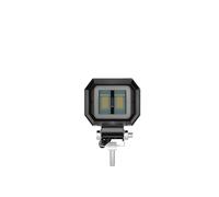 MKGKACVCPT Per Moto Faro Per Fuoristrada Auto Barca Camion SUV Barra Luminosa A LED Angel Eye E Moto Faretto Da Lavoro 12 V 24 V Fendinebbia.(Square red 1pcs)