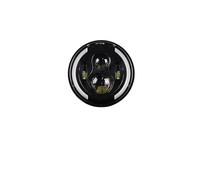 MKGKACVCPT Per Moto Faro Per Il Turismo Per Il Faro Per Moto Ultra Classic Electra Da 7 Pollici A LED Con Adattatore(40w black with DRL13)