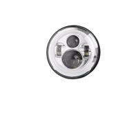 MKGKACVCPT Per Moto Faro Per Il Turismo Per Il Faro Per Moto Ultra Classic Electra Da 7 Pollici A LED Con Adattatore(40w silver with DRL4)