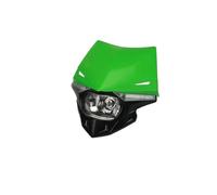 MKGKACVCPT Per Moto Faro Per KX KXF CR CRF Moto Faro LED Universale Per Dirt Bike Lampada LED 12V 35W(Green)