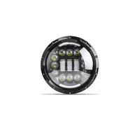 MKGKACVCPT Per Moto Faro Per Road King Per Jeep Per Wrangler Jk Halo Angel Eyes Faro LED Da 7 Pollici Per Moto(7 Inch 15LED A)