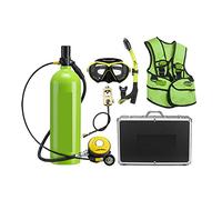 MKHFP Attrezzatura per Lo Snorkeling, Respiratore for Immersioni All'aperto Bombola di Ossigeno for Nuoto for Adulti da 2 Litri for Il Tempo Libero E L'intrattenimento(Groen,D)