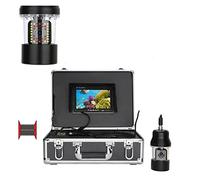 MKHFP Telecamera da pesca impermeabile 7 pollici DVR Recorder 20 m / 50 m / 100 m / videocamera subacquea Finder IP68 impermeabile 38 Le fotocamera girevole DS a 360 gradi (F8200DB-2L-20 m)