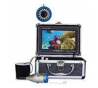 MKHFP Telecamera da pesca impermeabile, fotocamera da pesca subacquea a infrarossi 7 pollici 15 m 30 m 1000 TVL Finder di Pesci impermeabile fotocamera da pesca per pesca sul ghiaccio/mare(30 LEDS