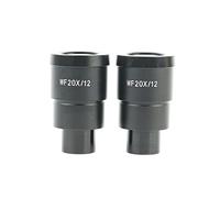 MKHFP Telecamera per visione artificiale 1 paio di. Wf20x. Microscopio stereo Occhi grandangolari, ampio campo visivo, occhiali elevati 20 volte, campo visivo 12mm Telecamera CCTV industriale