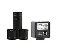 MKHFP Telecamera per visione artificiale 5mp. Fotocamera industriale 0.5x Interfaccia di trasferimento Microscopio stereo Videocamera elettronica USB2.0. Telecamera CCTV industriale