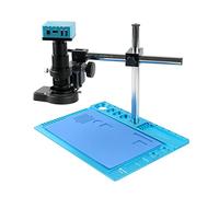MKHFP Telecamera per visione artificiale Videocamera for microscopio 160x Ultra HD 4K. Telefono cellulare della fotocamera industriale PCB CPU. Riparazione di saldatura Telecamera CCTV industriale