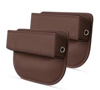 MKHIXTSL 2 Pezzi Scatola Portaoggetti Seggiolino Auto per Mercedes Benz W177 A160 A180 A200 A220 A260 A250, Pelle Seat Gap Storage Organizer, Multifunzionale Tasche Laterale Sedile Telefoni Chiavi