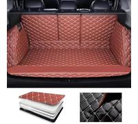 MKHIXTSL Auto Tappetini Bagagliaio Pelle per BYD Seal U DM-i 2023-2025, su Misura Abitacolo Tappetino, Full Coverage Antiscivolo Impermeabile Baule Protezione Accessori, G/Brown